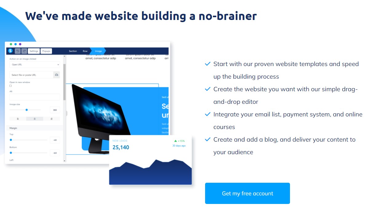 Systeme.io LandingPage Builder
